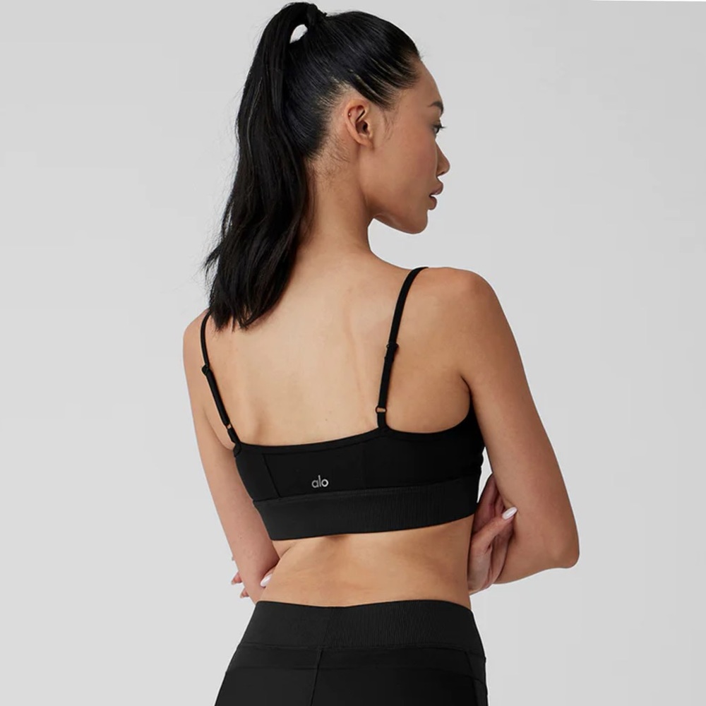 ALO | Alosoft Head Start Bra | Black | Medium